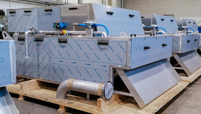 Juostinis dumblo filtpresas